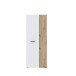 Mehrzweckschrank >NET306< Inneneinteilung, Weiss/Artisan Eiche Dekor - 68,7x181,1x36,5cm (BxHxT)