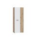 Mehrzweckschrank >NET306< Inneneinteilung, Weiss/Artisan Eiche Dekor - 68,7x181,1x36,5cm (BxHxT)