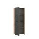 Mehrzweckschrank >NET306< Inneneinteilung, Betonoptik / Artisan Eiche - 68,7x181,1x36,5 (BxHxT)
