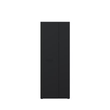 Mehrzweckschrank >NET306< Inneneinteilung, schwarz - 68,7x181,1x36,5cm (BxHxT)