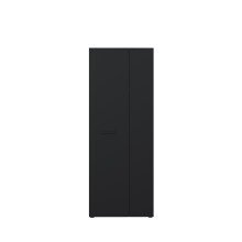 Mehrzweckschrank >NET306< Inneneinteilung, schwarz - 68,7x181,1x36,5cm (BxHxT)