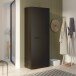 Mehrzweckschrank >NET306< Inneneinteilung, schwarz - 68,7x181,1x36,5cm (BxHxT)
