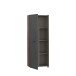Mehrzweckschrank >NET306< Inneneinteilung, Old-Wood / Betonoptik - 68,7x181,1x36,5cm (BxHxT)