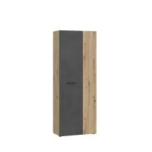 Schuhschrank >NET306< 5 Böden, Betonoptik /...