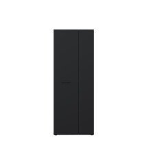 Schuhschrank >NET306< 5 Böden, schwarz - 68,7x181,1x36,5cm (BxHxT)