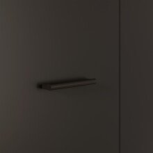 Schuhschrank >NET306< 5 Böden, schwarz - 68,7x181,1x36,5cm (BxHxT)