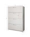 Kommode >Lepini< 4 Schübe, Weiß Dekor, Holzwerkstoff - 78x124x41cm (BxHxT)