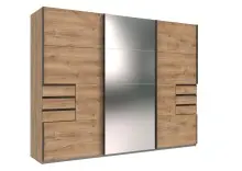 Schwebetürenschrank >Saigon< 6 Schübe,...