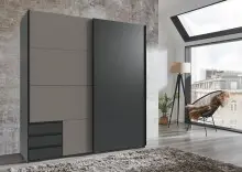 Schwebetürenschrank >Emden< 3 Schübe,...