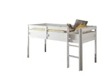 Hochbett >Alvin< Liegefl. 90x200cm, Rollrost,...