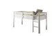 Hochbett >Alvin< Liegefl. 90x200cm, Rollrost, weiß, teilmassiv - 97x113x207cm (BxHxT)
