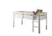 Hochbett >Alvin< Liegefl. 90x200cm, Rollrost, weiß, teilmassiv - 97x113x207cm (BxHxT)