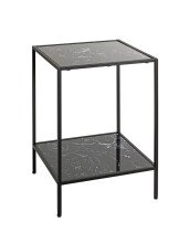 Beistelltisch >59548< in schwarz, Metall,...