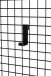 Garderobe >55599< Paravant / Raumteiler, schwarz, Metall, Eiche-MDF - 175x46cm (HxT)