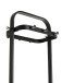 Garderobenständer >55551< in Haken chrom, Gestell schwarz - 54x175x30 (BxHxT)