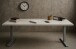 Schreibtisch >e-desk< in platingrau/alu - 160x72x80 (B/H/T) elektrisch verstellbar