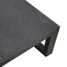 Gartenlounge-Set >Giorgo< (4er-Set) 2x Sessel 83x74x82cm, Bank 215x74x82cm, Tisch, 120x35x72cm