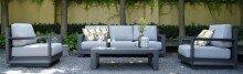 Gartenlounge-Set >Giorgo< (4er-Set) 2x Sessel...