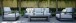 Gartenlounge-Set >Giorgo< (4er-Set) 2x Sessel 83x74x82cm, Bank 215x74x82cm, Tisch, 120x35x72cm