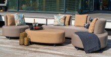 Gartenlounge-Set >Calidad< (4er-Set) 2 Sofas...