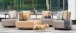 Gartenlounge-Set >Calidad< (4er-Set) 2 Sofas 212/135x78x89cm,

Sessel Ø89x78,

Hocker 122x40x70cm