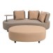 Gartenlounge-Set >Calidad< (4er-Set) 2 Sofas 212/135x78x89cm,
Sessel Ø89x78,
Hocker 122x40x70cm