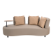 Gartenlounge-Set >Calidad< (4er-Set) 2 Sofas 212/135x78x89cm,
Sessel Ø89x78,
Hocker 122x40x70cm