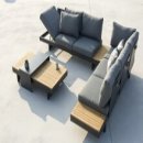 Gartenlounge-Set >Barbados< (4er-Set) 2x Liege...