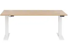 Schreibtisch >e-desk< in Eiche/weiß-...