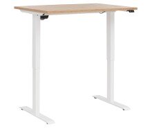 Schreibtisch >e-desk< in Eiche/weiß-...