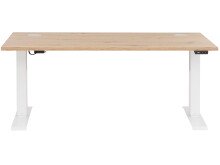 Schreibtisch >e-desk< in Eiche/weiß-...