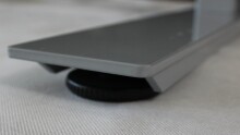 Schreibtisch >e-desk< in weiss/alu - 175x72x80 (B/H/T) elektrisch verstellbar