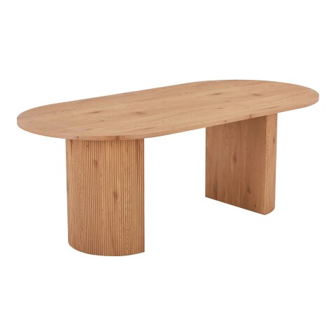 Esstisch >Boavista< in Eiche Dekor, MDF - 210x75x100cm (BxHxT)