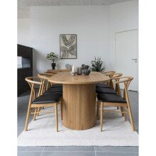 Esstisch >Boavista< in Eiche Dekor, MDF - 210x75x100cm (BxHxT)