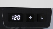Schreibtisch >e-desk< in weiß- 150x72x80 (B/H/T) elektrisch verstellbar