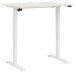 Schreibtisch >e-desk< in weiß- 150x72x80 (B/H/T) elektrisch verstellbar
