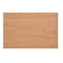 Gartentisch >Toronto< in Teakoptik-natur / Aluminium Schwarz - 220x74x100 (BxHxT)