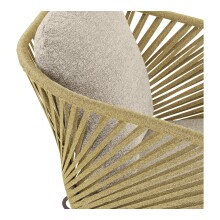 Gartenlounge-Set >Novella< (5-teilig) Sandfarbig-beige, 2-Sitzer, 2x Sessel, 2 Couchtische