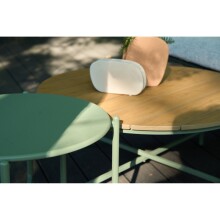 Gartenlounge-Set >Novella< (5-teilig) grün / grau, 2-Sitzer, 2x Sessel, 2 Couchtische