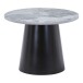 Couchtisch >Brito< in Grau / Schwarz, MDF, Stahl - 45x60cm (HxD)