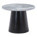 Couchtisch >Brito< in Grau / Schwarz, MDF, Stahl - 45x60cm (HxD)
