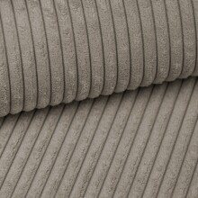 Polsterbett >Avola< Liegefläche 140x200cm, Cord Poso Farbe taupe - 146x100x210cm (BxHxT)