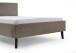 Polsterbett >Avola< Liegefläche 140x200cm, Cord Poso Farbe taupe - 146x100x210cm (BxHxT)