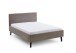 Polsterbett >Avola< Liegefläche 140x200cm, Cord Poso Farbe taupe - 146x100x210cm (BxHxT)