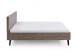 Polsterbett >Avola< Liegefläche 180x200cm, Bezug Cord Poso taupe - 186x100x210cm (BxHxT)
