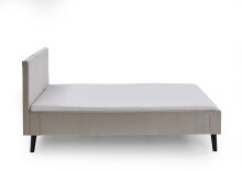 Polsterbett >Leira< Liegefläche 140x200 cm, Farbe Beige – Stellmaß: 146x100x210cm (BxHxT)