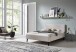 Polsterbett >Leira< Liegefläche 140x200 cm, Farbe Beige – Stellmaß: 146x100x210cm (BxHxT)