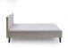 Polsterbett >Leira< Liegefläche 140x200 cm, Farbe Beige – Stellmaß: 146x100x210cm (BxHxT)