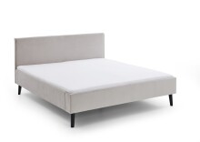 Polsterbett >Leira< Liegefläche 180x200 cm, Farbe Beige – Stellmaß: 186x100x210cm (BxHxT)