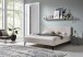 Polsterbett >Leira< Liegefläche 180x200 cm, Farbe Beige – Stellmaß: 186x100x210cm (BxHxT)